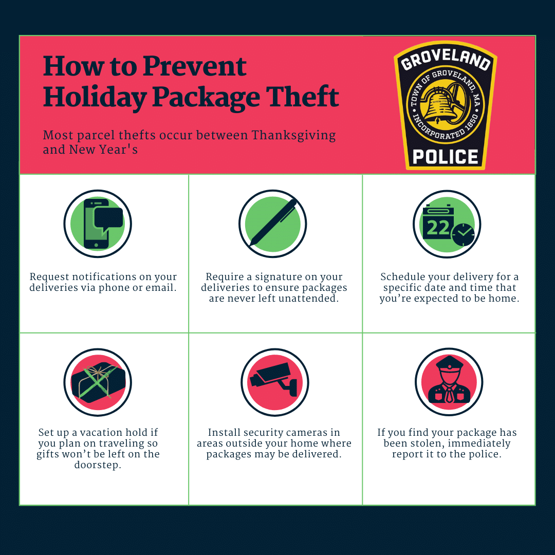 Groveland Police Department Shares Package Theft Prevention Tips During Holiday Season
